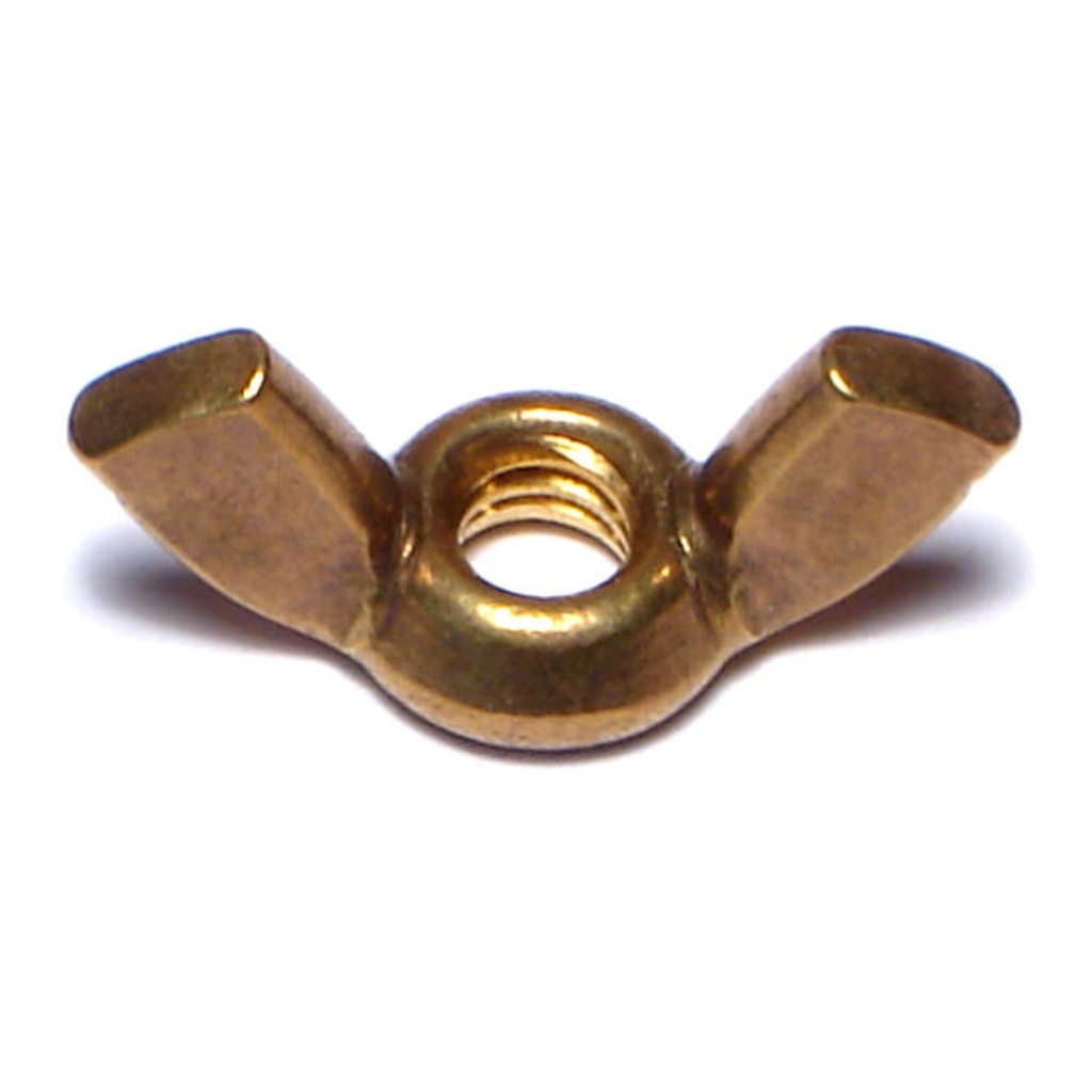 10-24 Wing Nut Brass