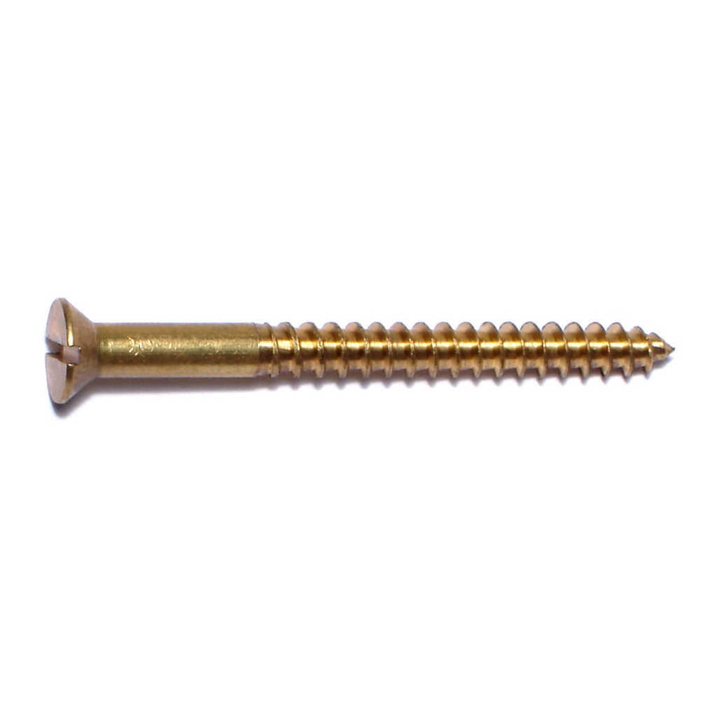 12 x 2-1/2 Sl Fl Wood Sc Br