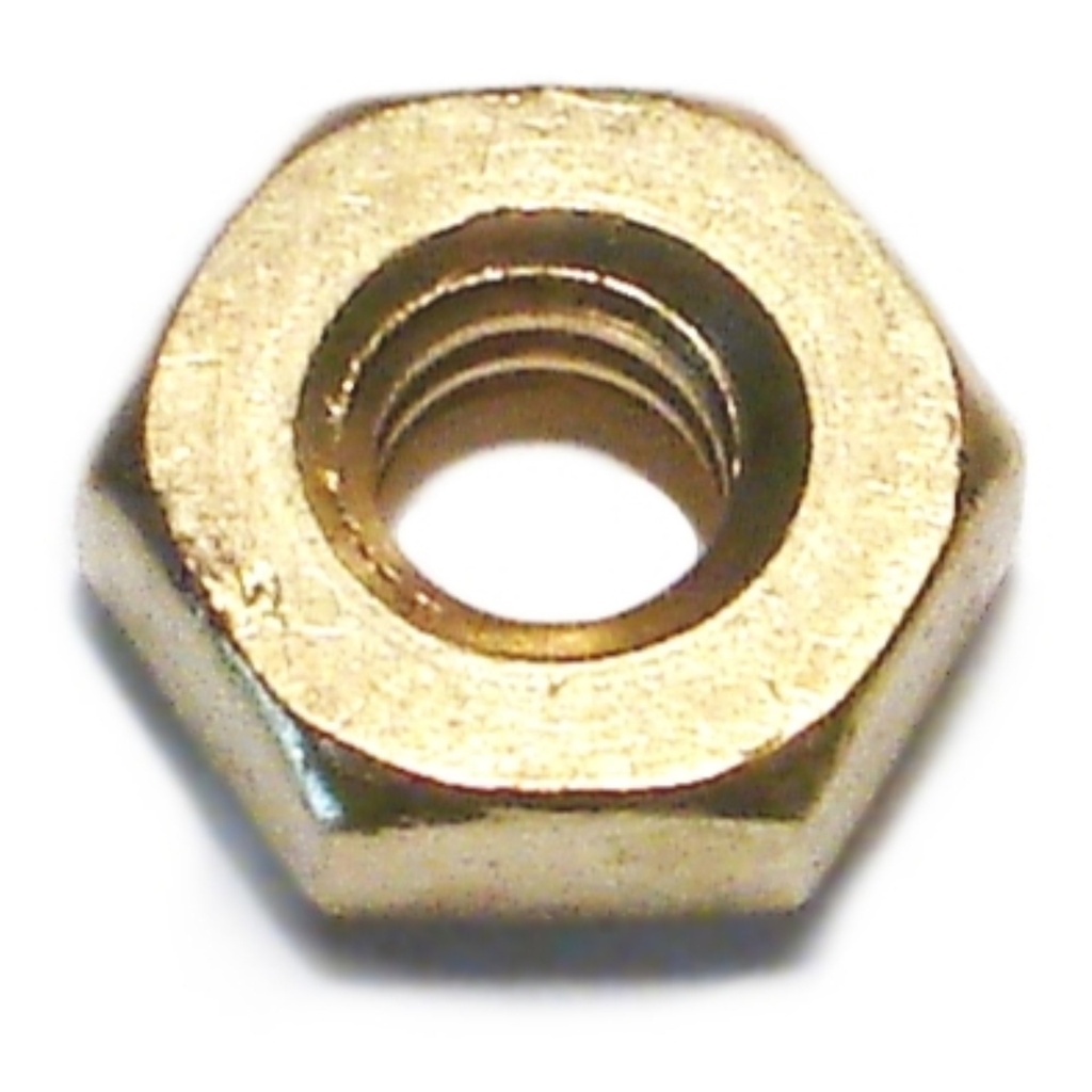 12-24 Hex Nut Brass
