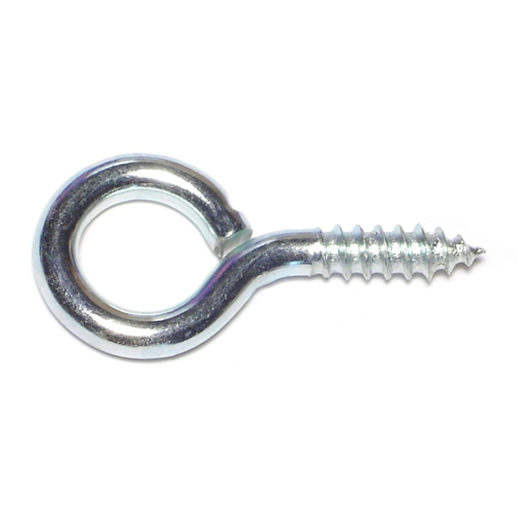 1/4 x 2-1/4 Screw Eyes Zinc