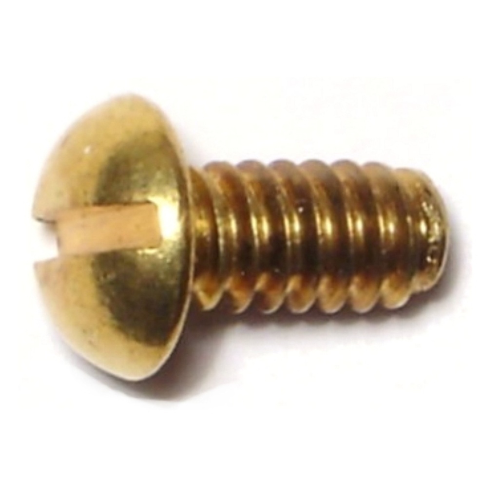 10-24 x 3/8 Sl Rd Mach Sc Br
