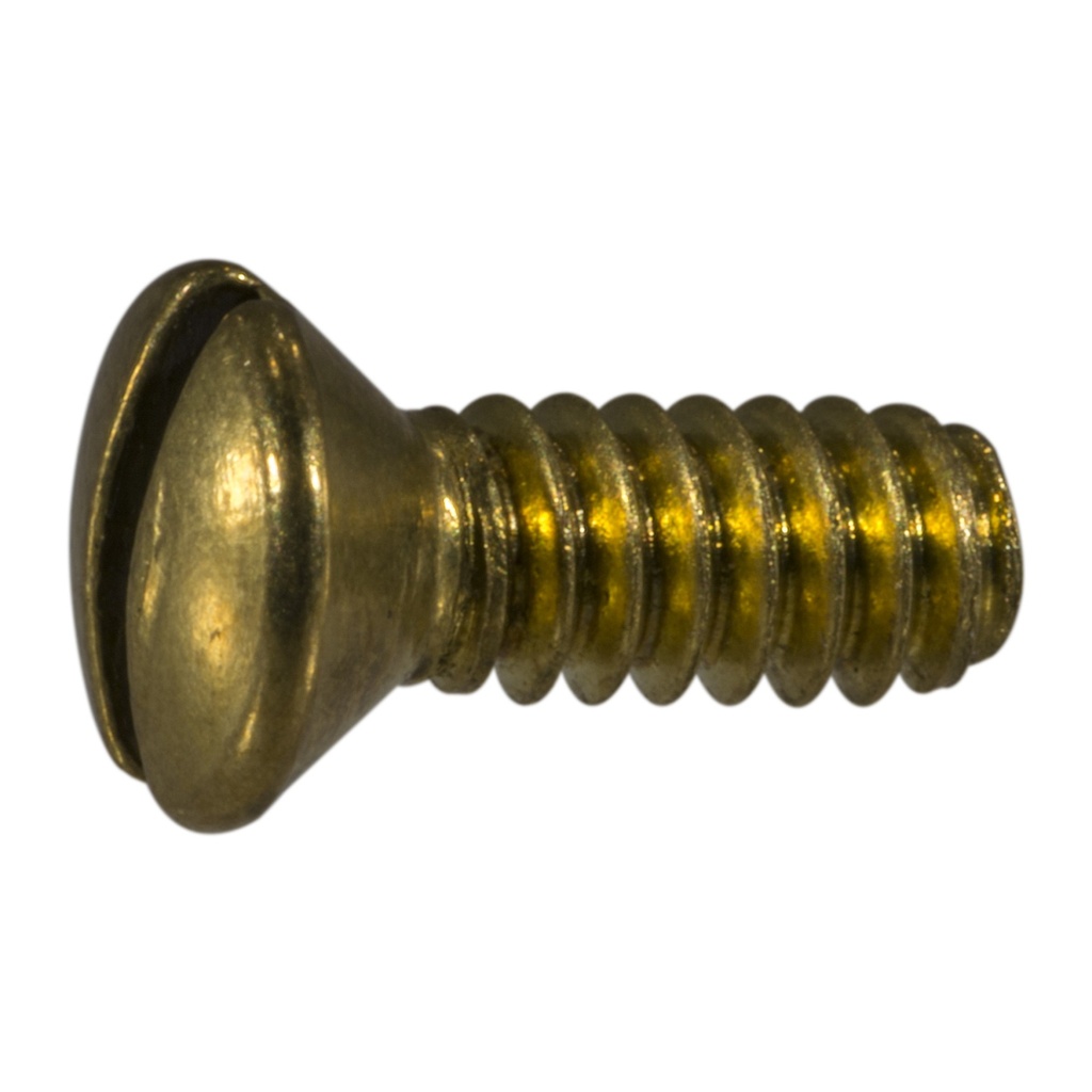 6-32 x 3/8 Sl Ov Mach Sc Br