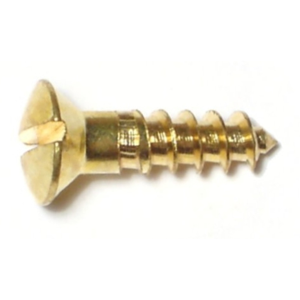 8 x 5/8 Sl Ov Wood Sc Br