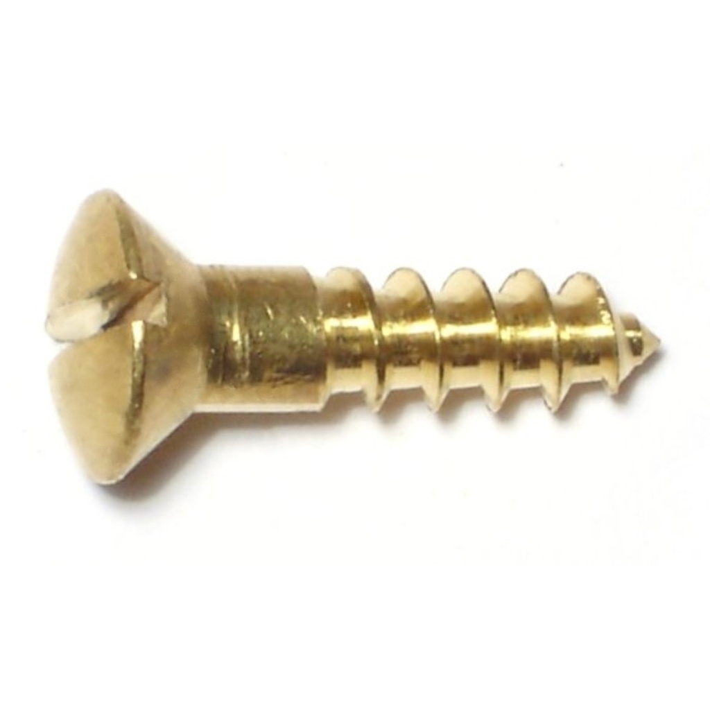 10 x 3/4 Sl Ov Wood Sc Br