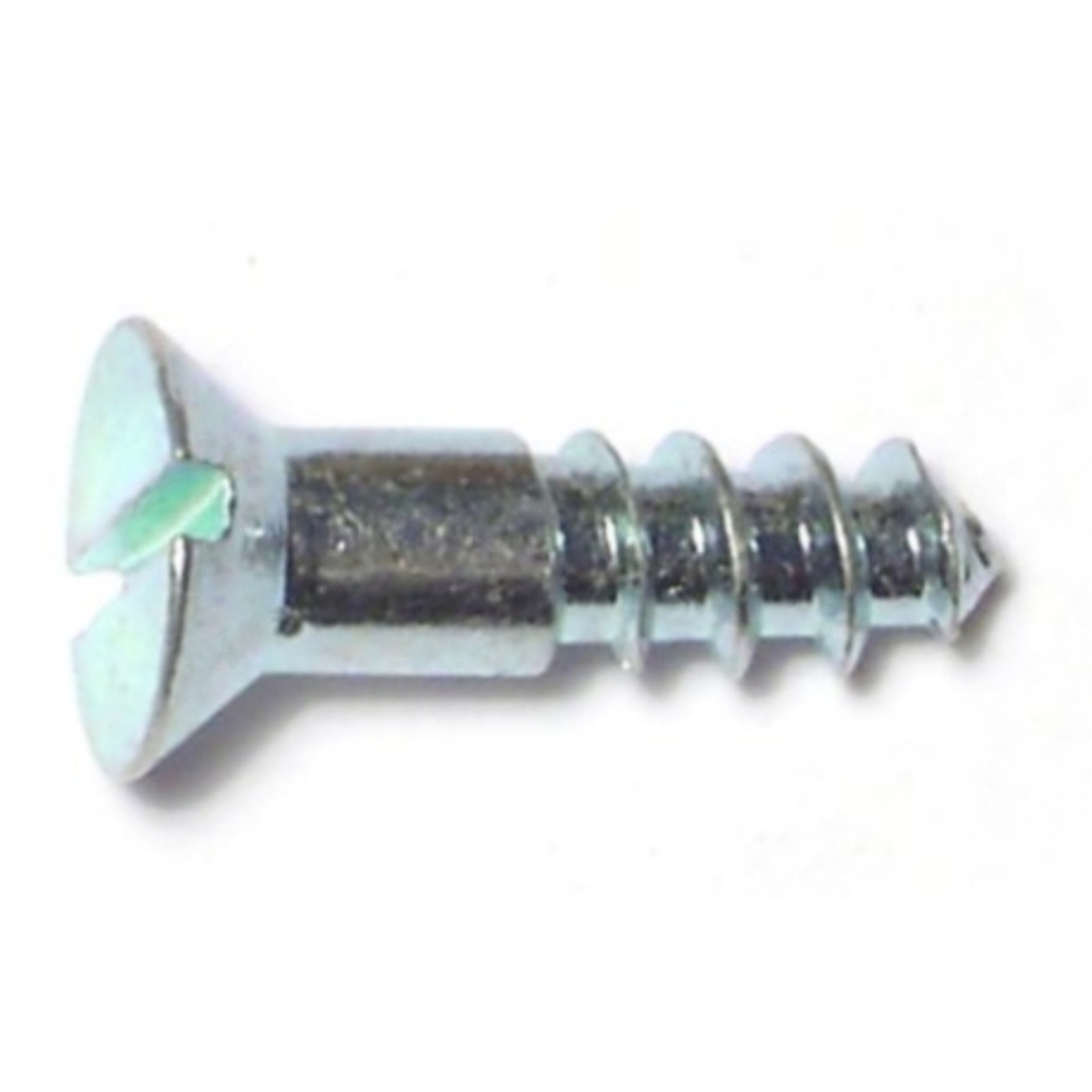 8 x 5/8 Sl Fl Wood Sc Zn