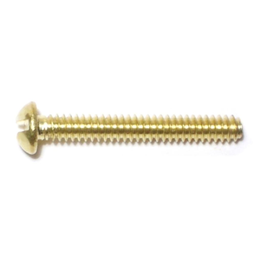 6-32 x 1 Sl Rd Mach Sc Br