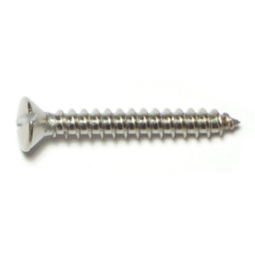 8 x 1-1/4 Sl Fl/Ov Ty A SS