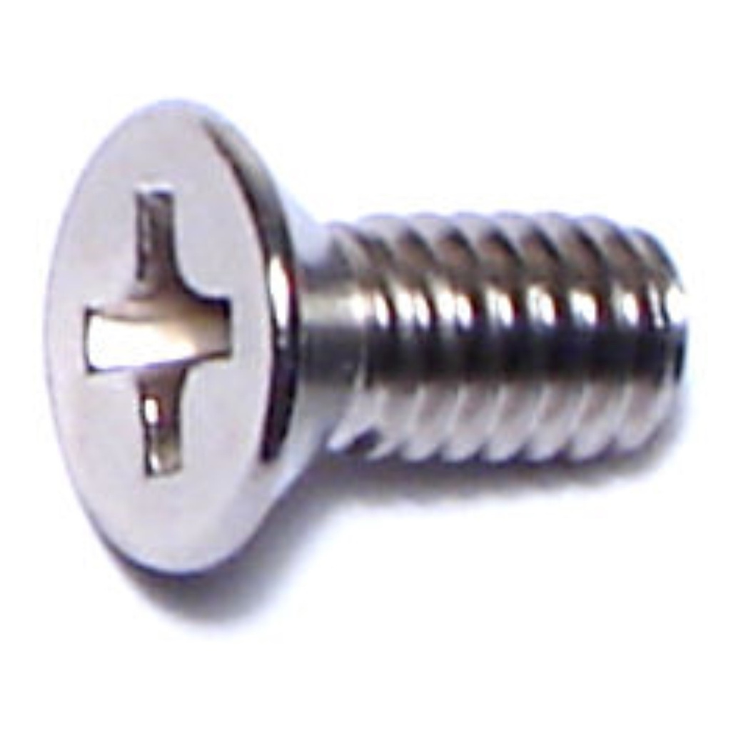 8-32 x 3/8 Ph Fl Mach Sc SS