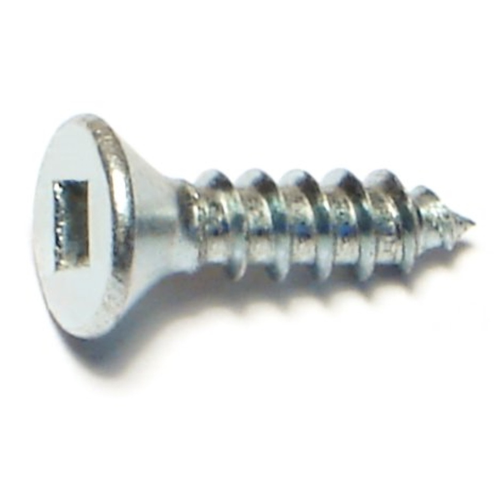 8 x 5/8 Sq Drv Fl SMS Zn