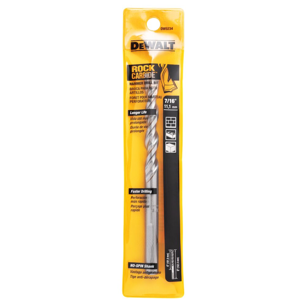 7/16X6 ROUND SHANK BIT