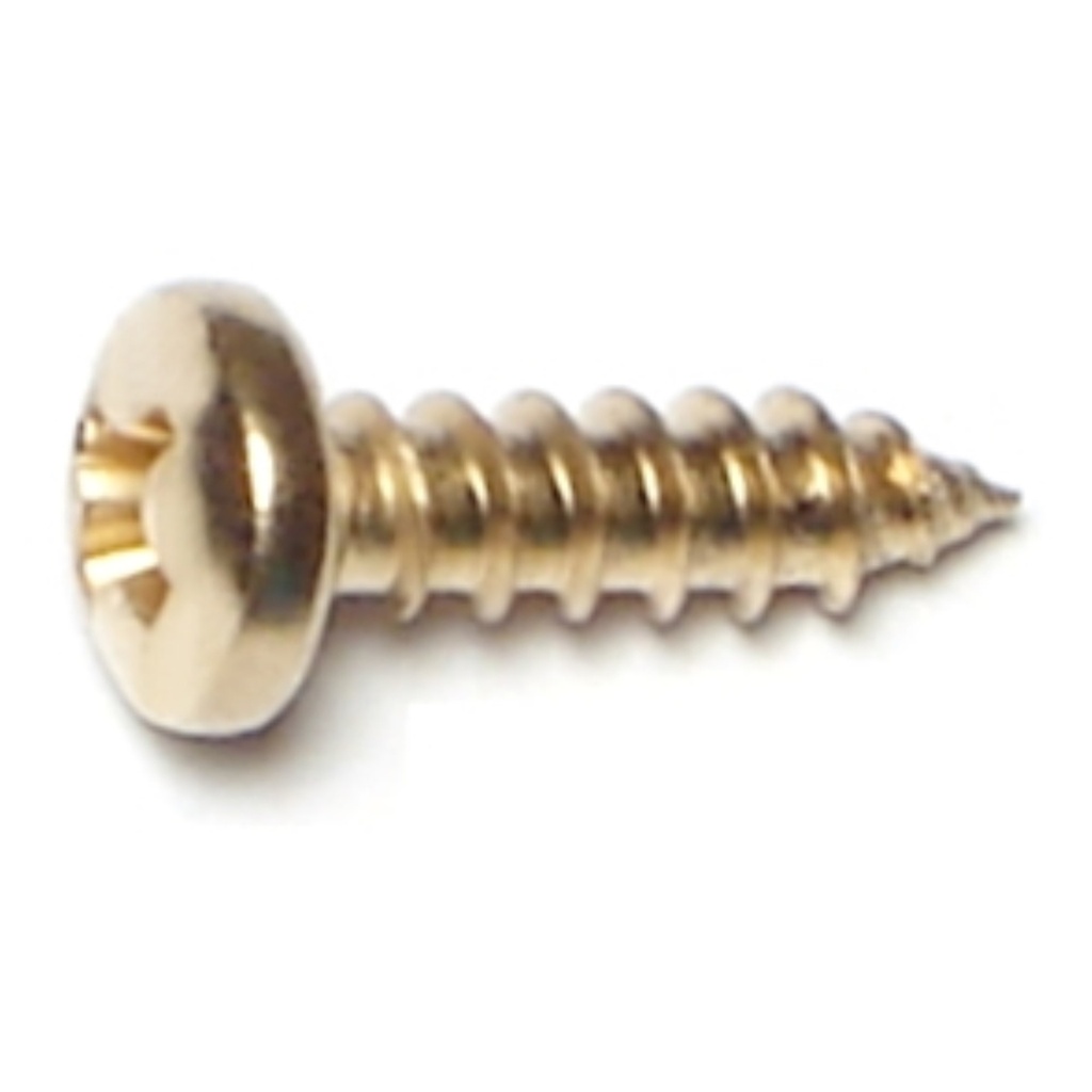 6 x 1/2 Ph Pan SMS Brass