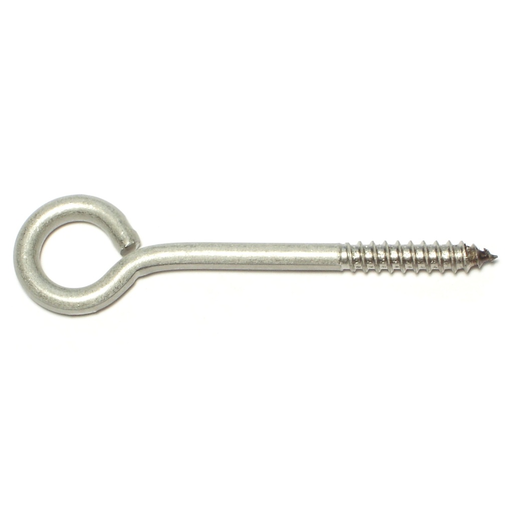 1/4 x 3-3/4 Lag Screw Eye SS