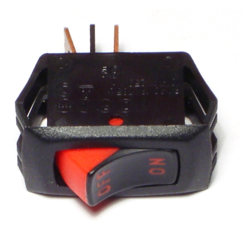 On/Off Red Rocker Switch