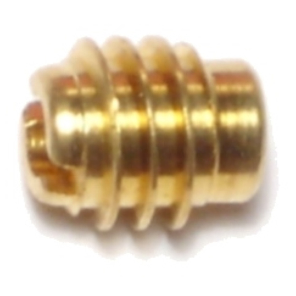 Tapped 6-32 Wood Insert Br