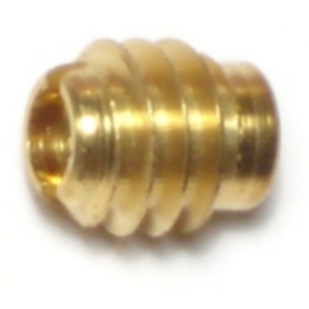 Tapped 8-32 Wood Insert Br