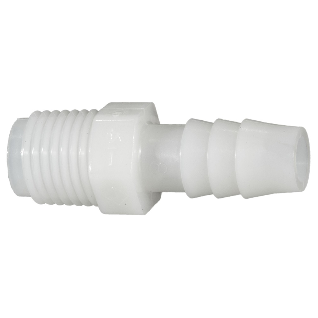 3/8 x 1/4PT Nylon Hose Barbs