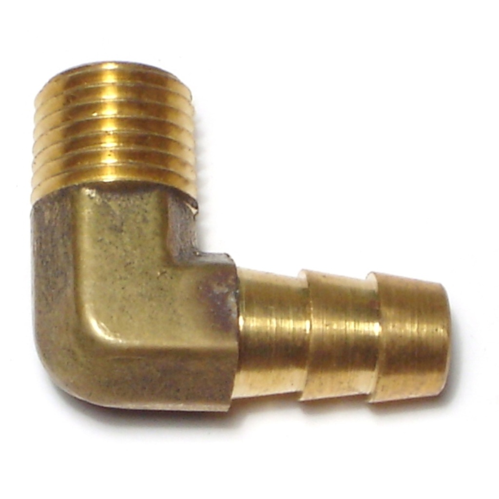 3/8 x 1/4PT Brass Hose Barb