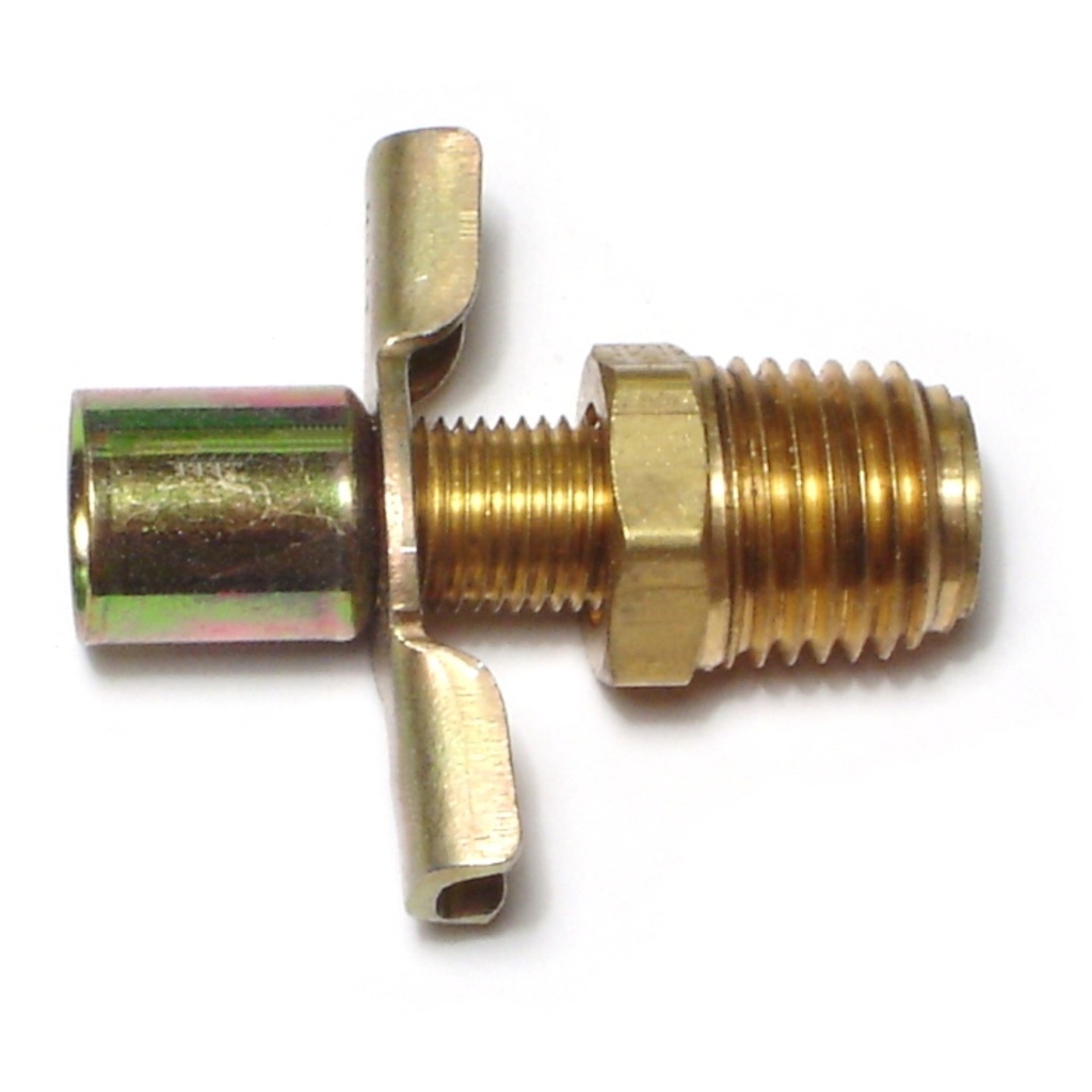 1/4PT Drain Cock Brass