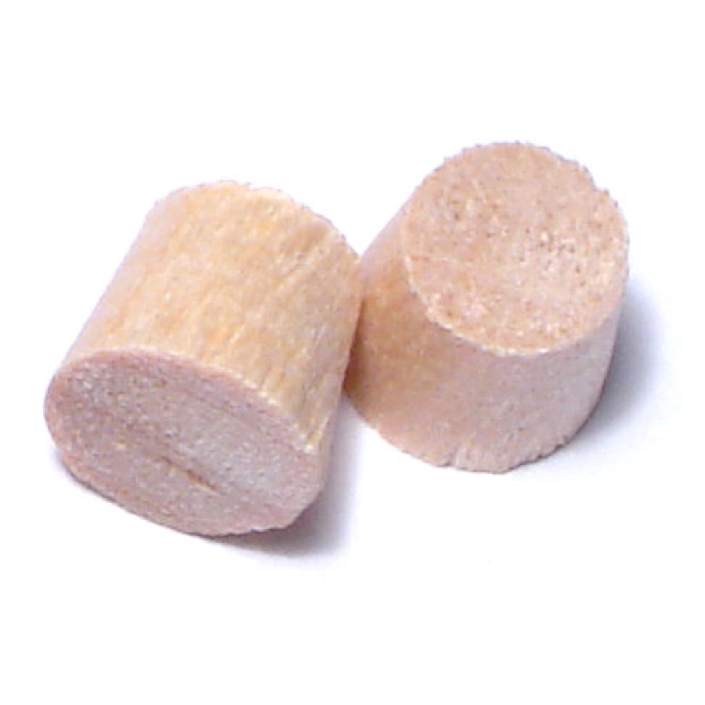 1/4 Flat Plug Birch