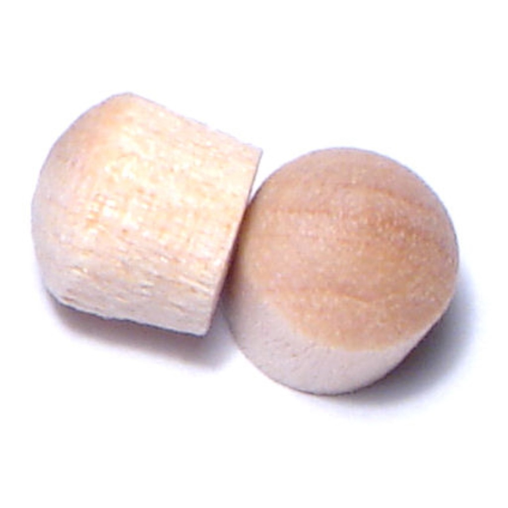 1/4 Round Plug Birch