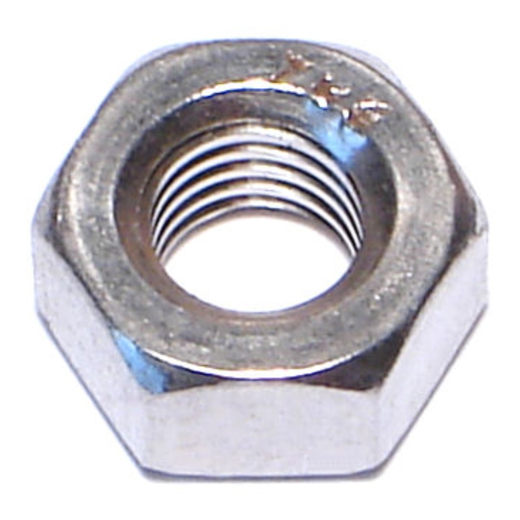 1/4-28 Hex Nut SS
