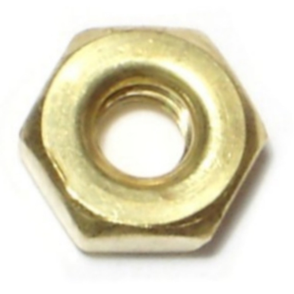 8-32 Hex Nut Brass