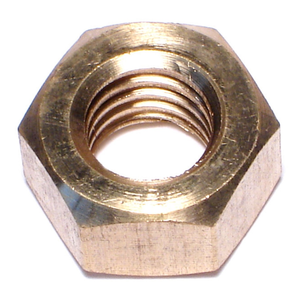 7/16-14 Hex Nut Brass