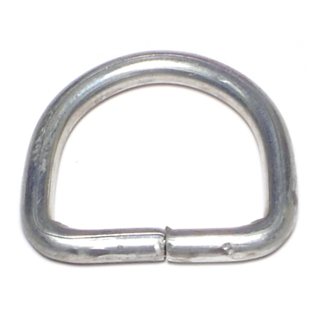 7/8" D Ring Zinc