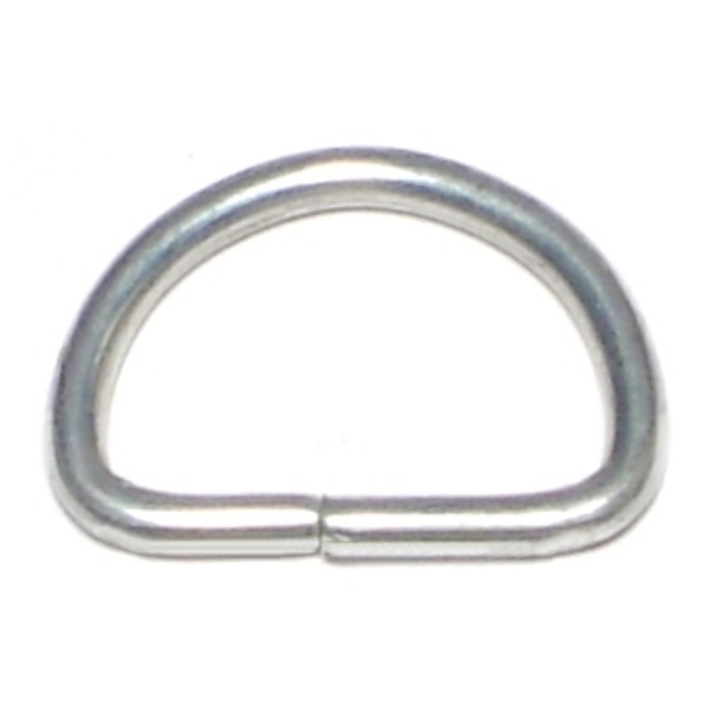 5/8" D Ring Zinc