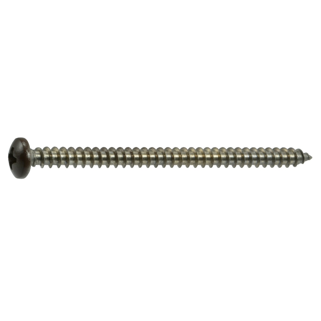 8 x 2-1/2 Brn Pan Shutr SS