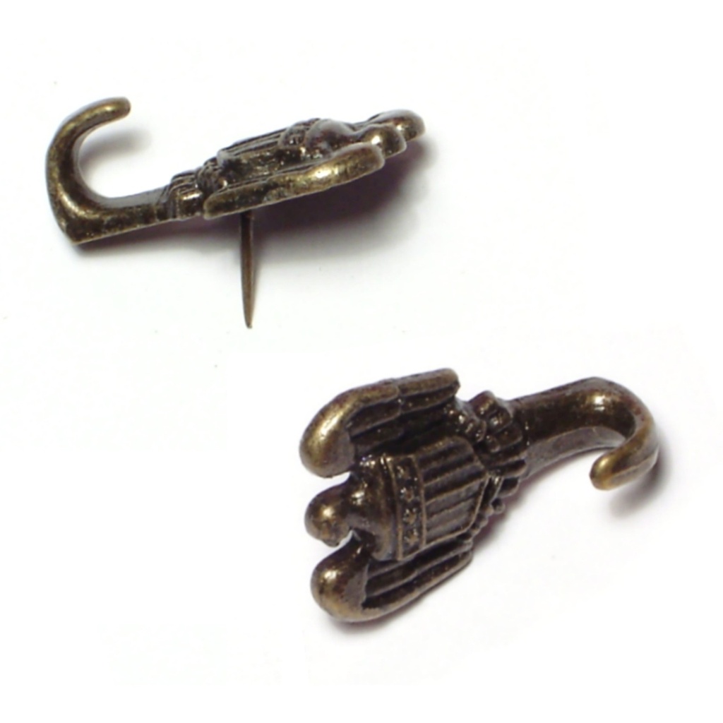 Antique Brass Eagle Hook