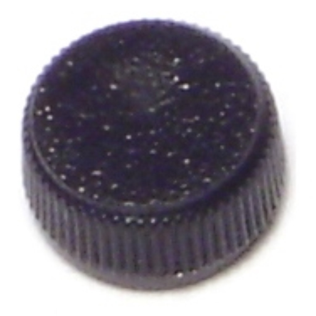 No. 6 Black Round Thumb Knob