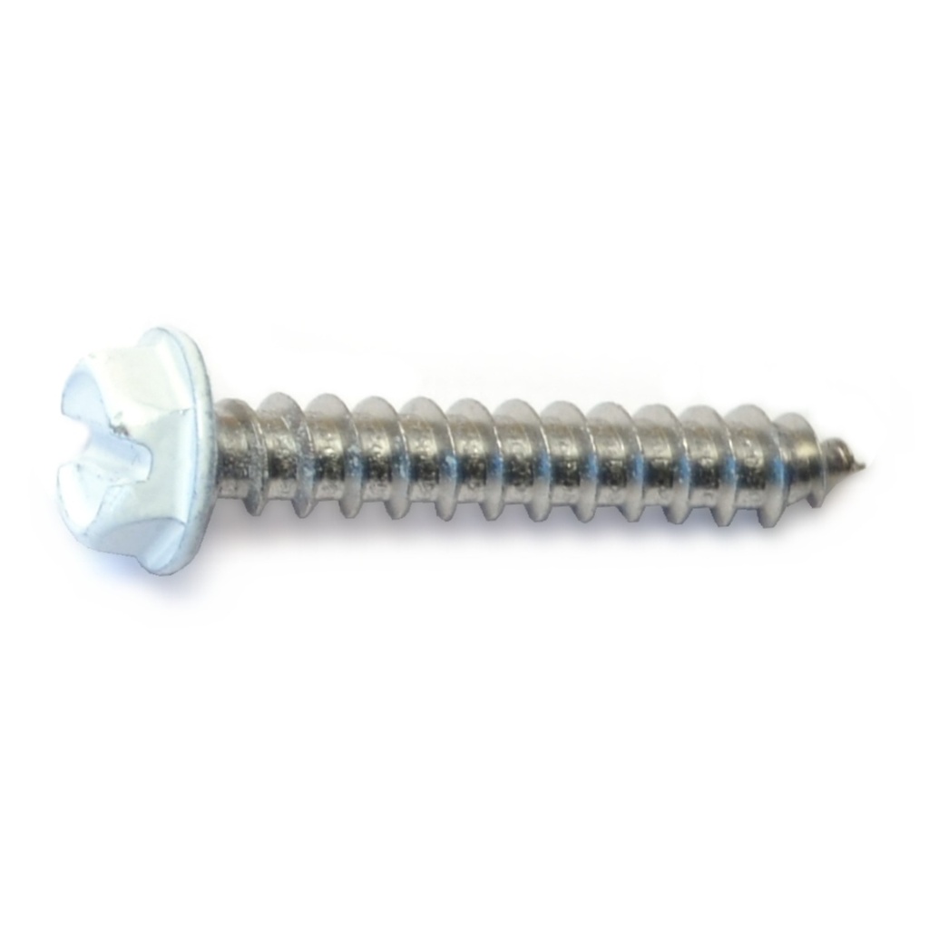 8 x 1 Hex SMS SS White
