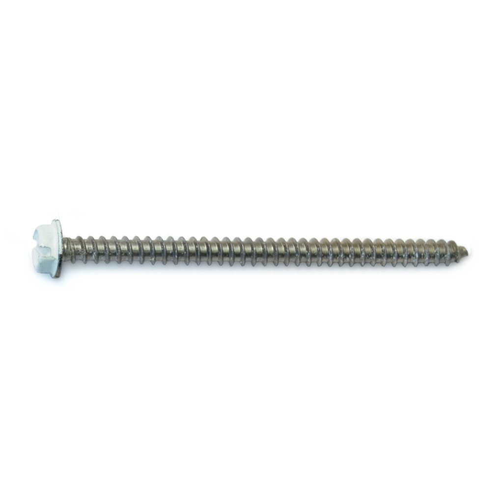 8 x 2-1/2 Hex SMS SS White