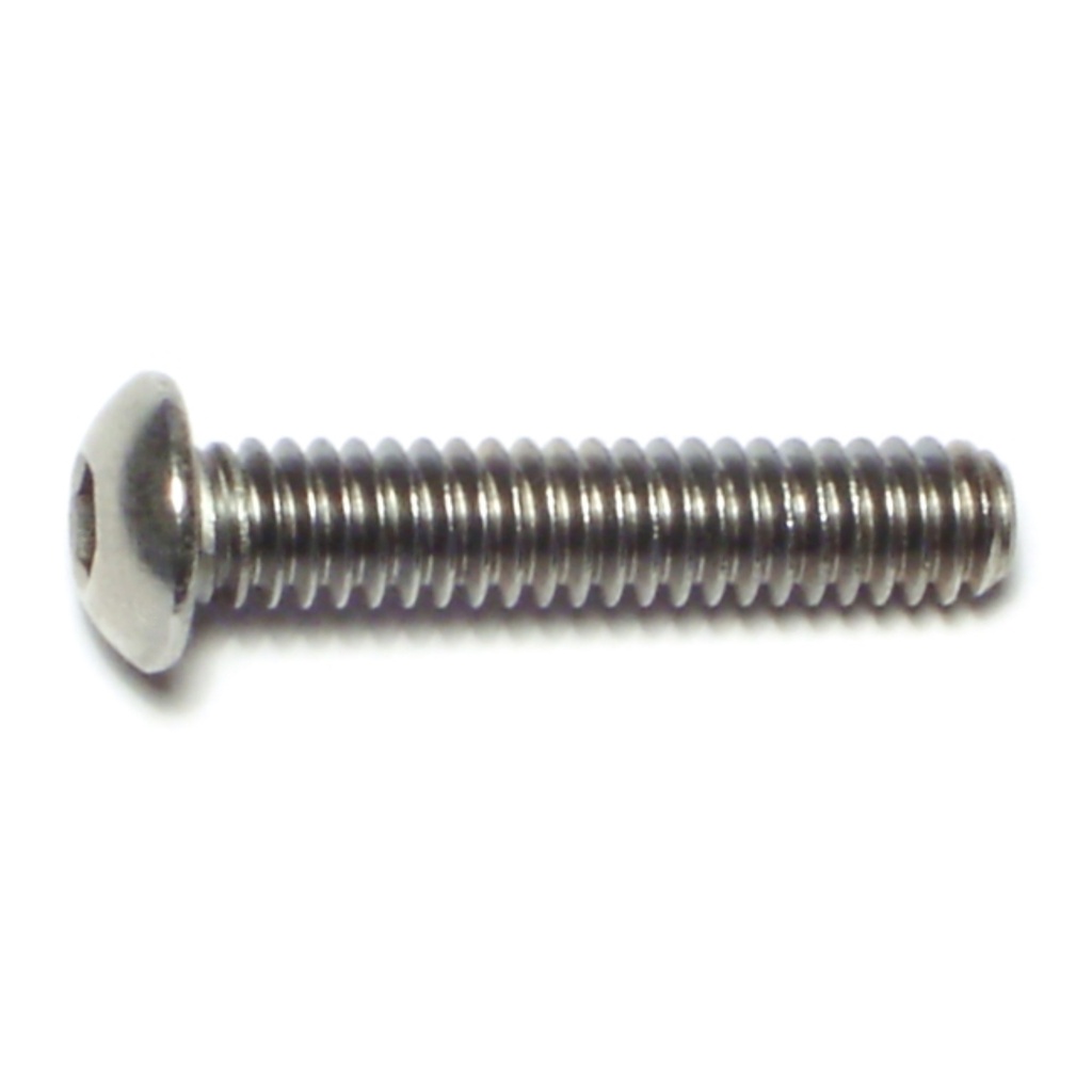1/4-20 x 1-1/4 Button Socket SS