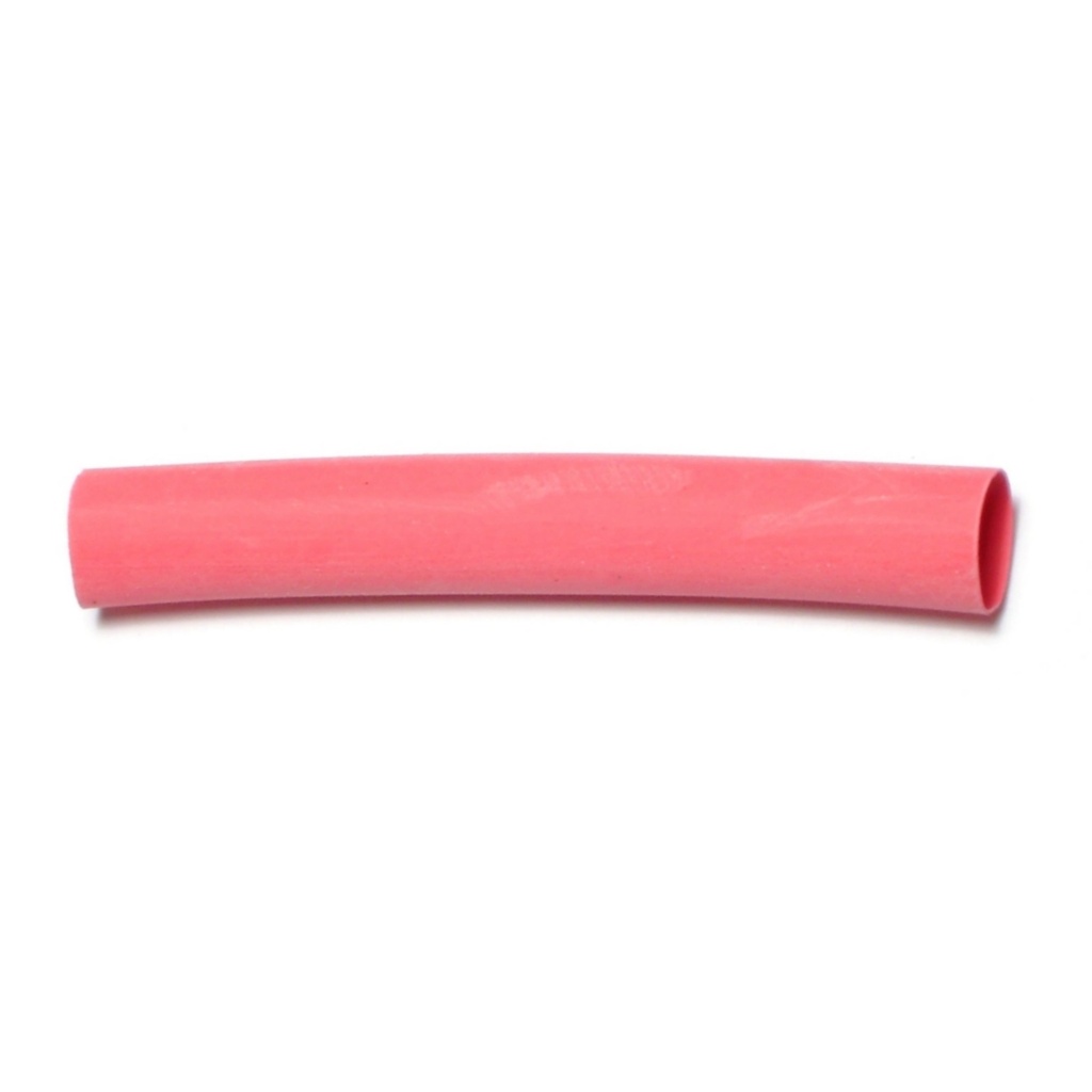 3/8 x 3 Red Heat Shrink Tube