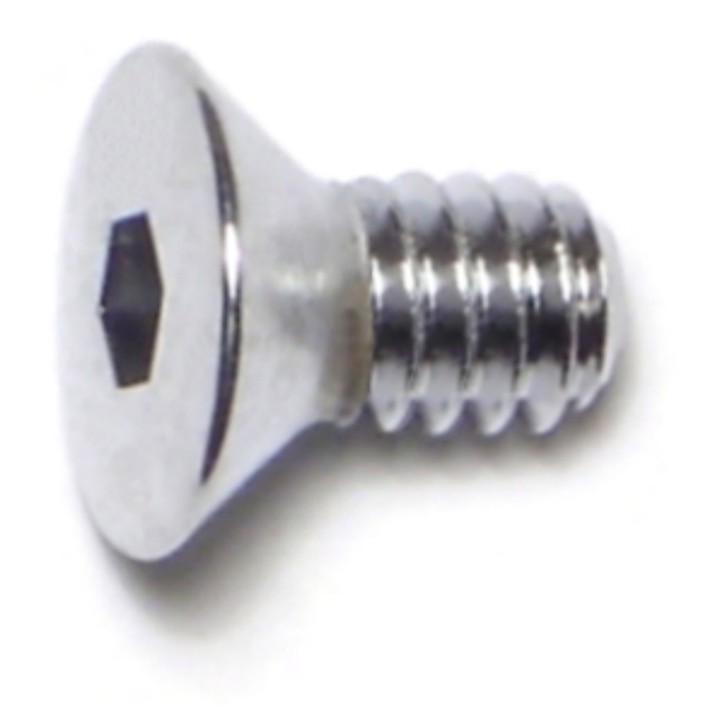 1/4-20 x 1/2 Flat Socket Chrm