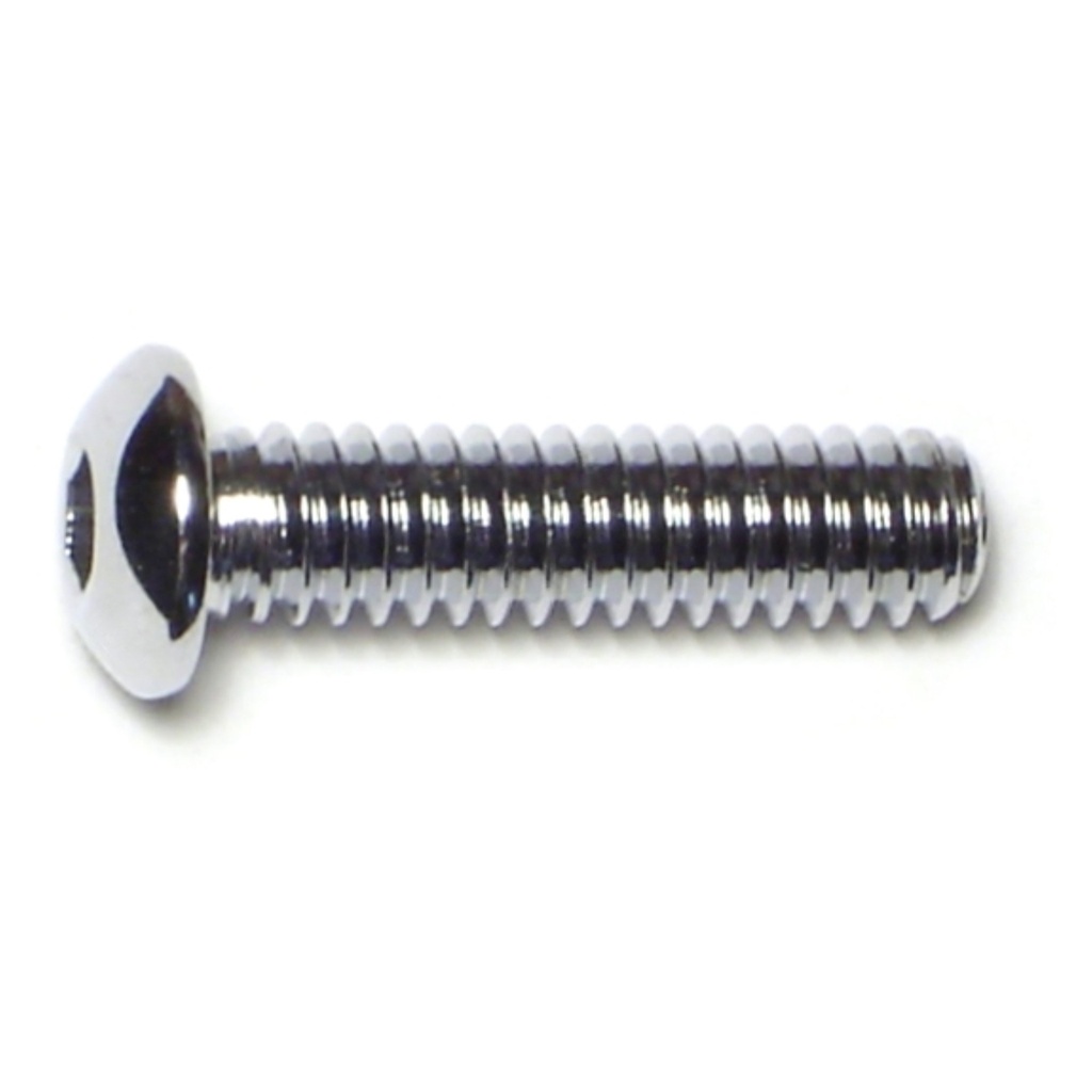 1/4-20 x 1 Button Sckt Chrm