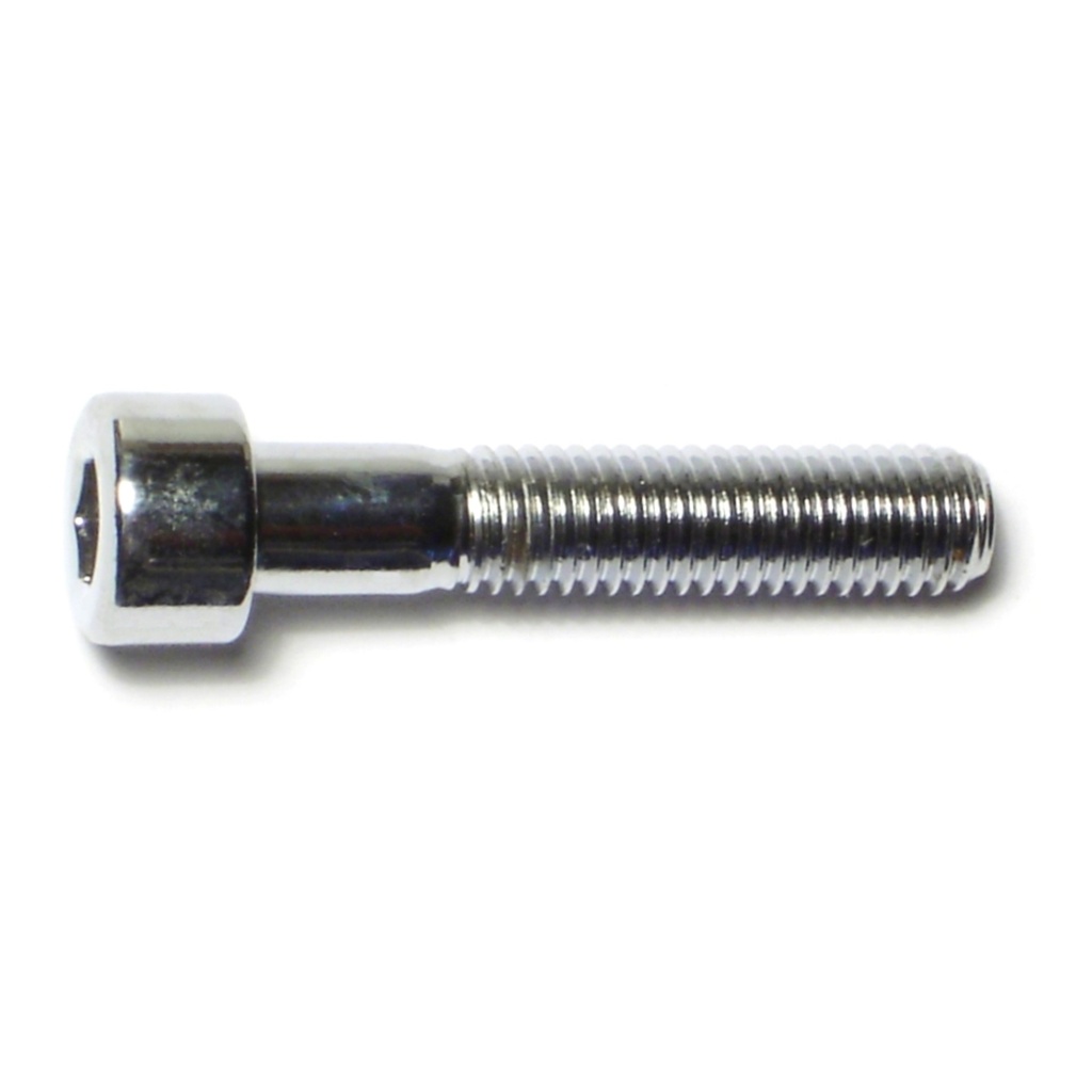 8mm-1.25 x 40m Knurl Sockt Chrm