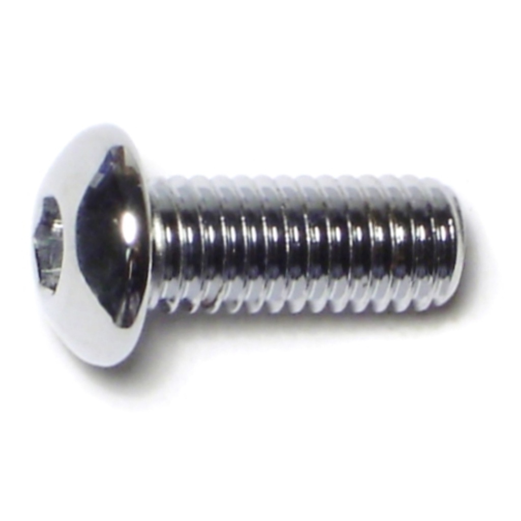 8mm-1.25 x 20m Button Sckt Chrm