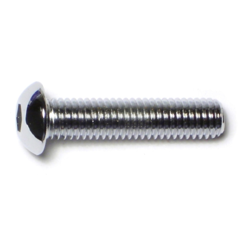 8mm-1.25 x 35m Button Sckt Chrm