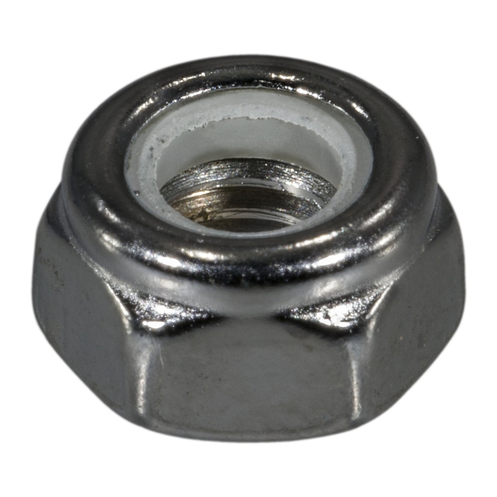 6mm-1.00 Nyln Lk Nut Chrm