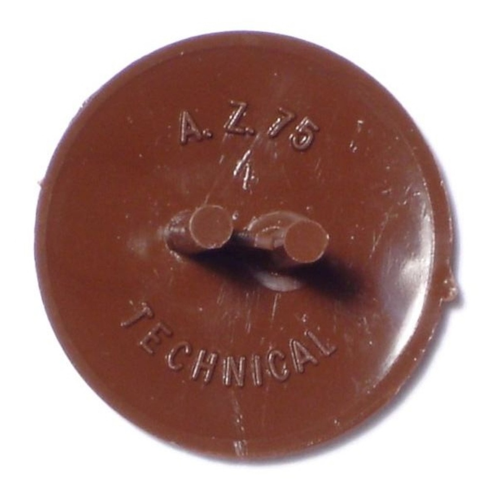 30mm Disc Cover Brown