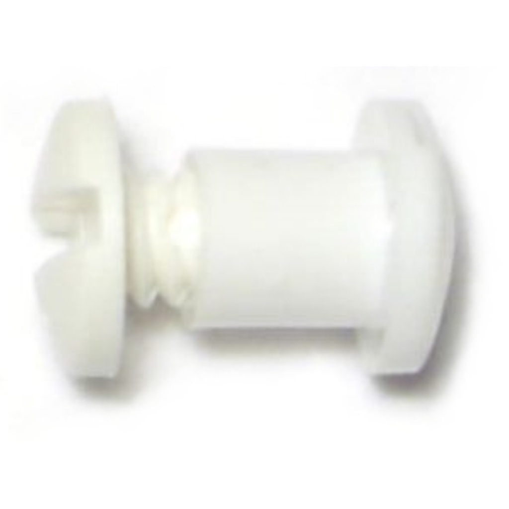 1/4" Post w/Scr White
