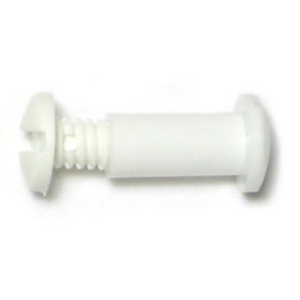 1/2" Post w/Scr White