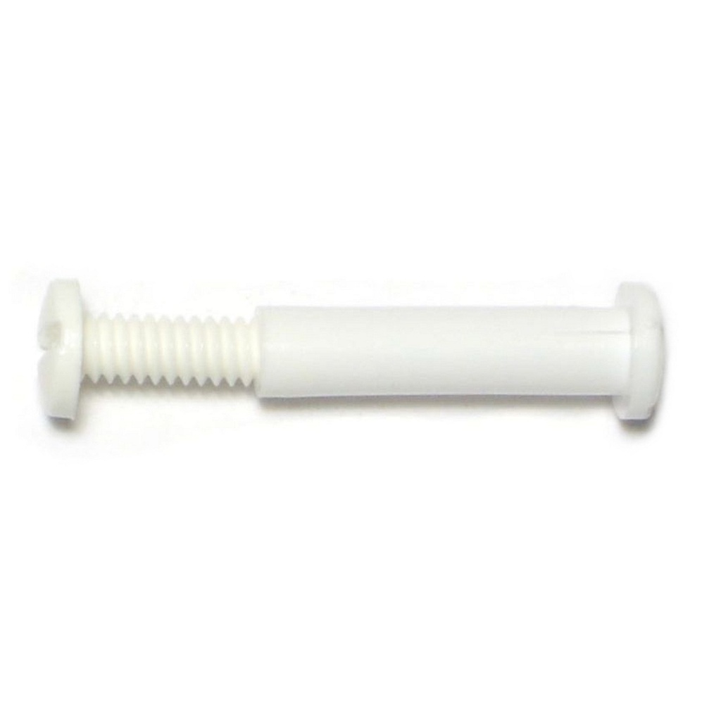 1" Post w/Scr White