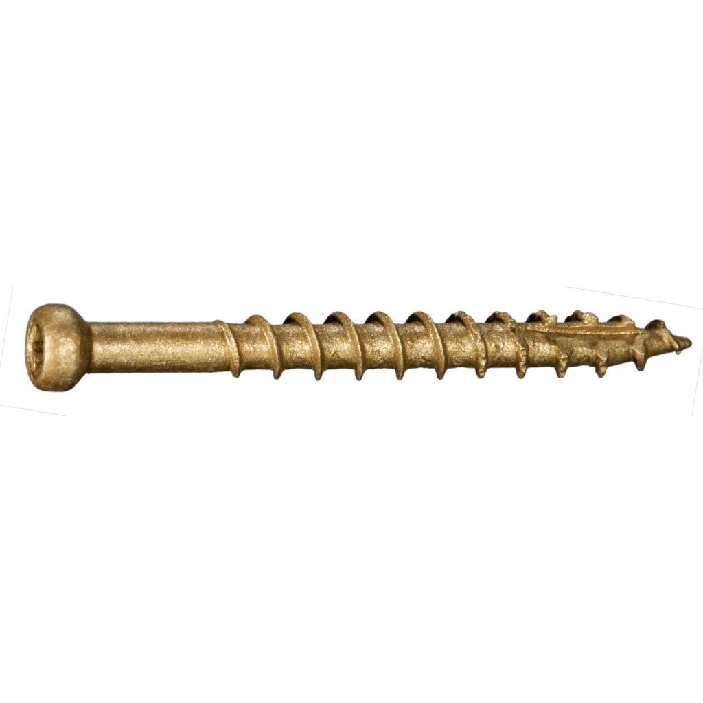 8 x 1-5/8Trim Scrw Tan 1#