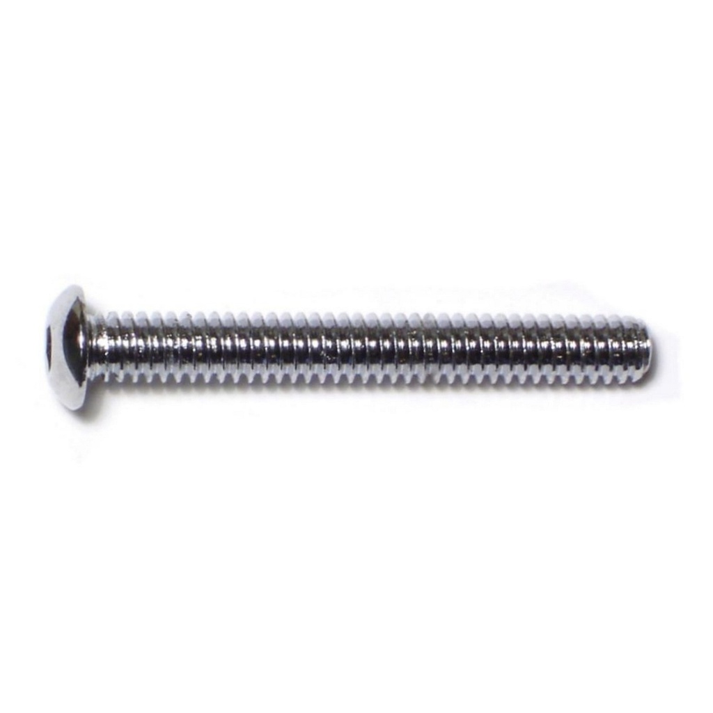 1/4-20 x 2 Button Sckt Chrm