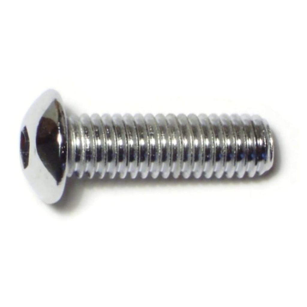 3/8-16 x 1-1/4 Button Sckt Chrm