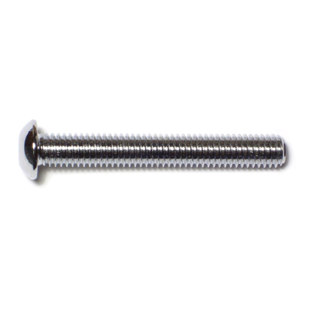 3/8-16 x 2-3/4 Button Sckt Chrm